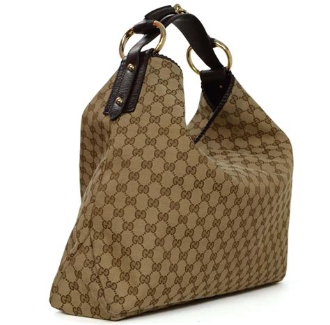 gucci large horsebit hobo bag gg monogram|gucci horsebit shoulder bag small.